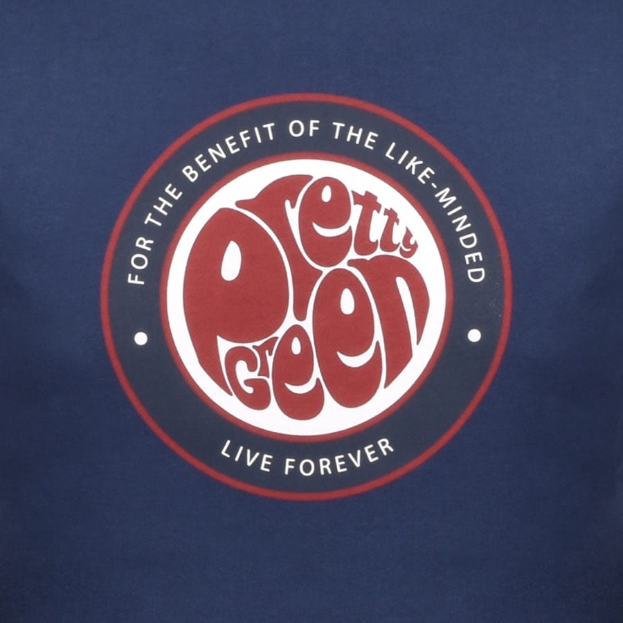 Alternative Image for ProductPretty Green Like Minded Logo Sweatshirt Navy3